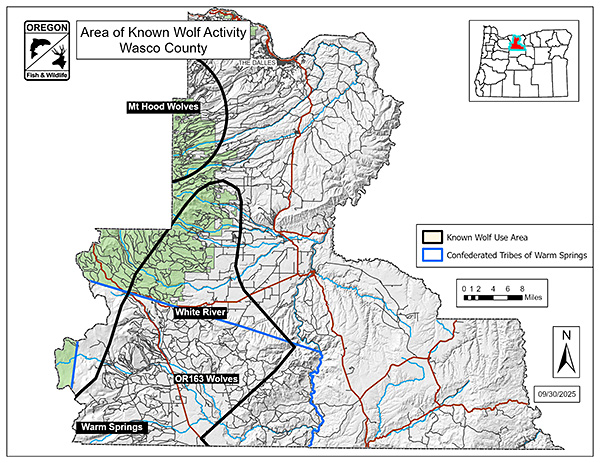 Wasco County AKWA Map